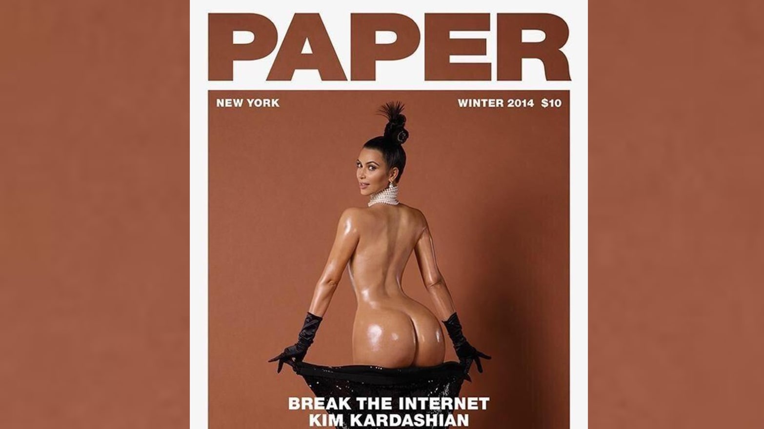 Kim Kardashian Bares Her Shiny, Bounteous Butt, Breaks the Internet
